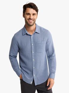 Fair Harbor Men's Oceanfront Shirt MARITIME