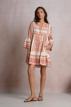 Elan Mini Dress NATURAL/CAYENNE