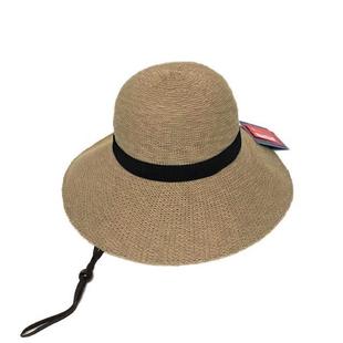 Shihreen Large Brim Hat with Strap NATURAL