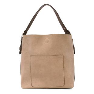 Joy Susan Classic Hobo Handbag HTHREDGREY/COFFEE
