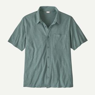 Patagonia Men's Trail Harbor Button-Down Knit Shirt BLSG