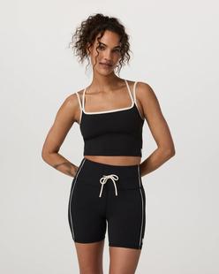 Vuori Women's Daily Layered Tank SOLIDBLACK