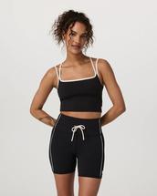Vuori Women's Daily Layered Tank SOLIDBLACK