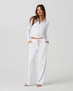 Vuori Women's Halo Essential Wideleg WHITE