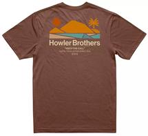 Howler Bros Men's T-Shirt MAHOGANY