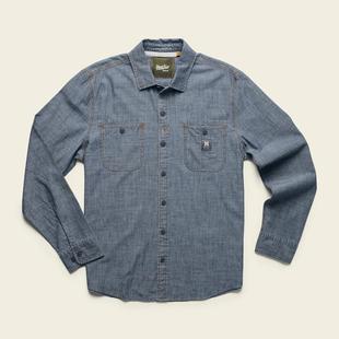 Howler Bros Men's Tallier Work Shirt WASHEDBLUE