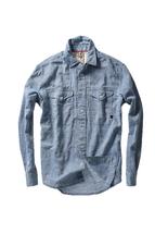 Relwen Men's Windsail Workshirt CHAMBRAYBLUE