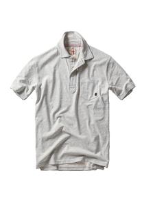 Relwen Men's Fineline Jersey Polo STONE/WHT
