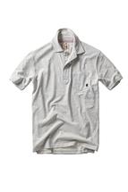 Relwen Men's Fineline Jersey Polo STONE/WHT