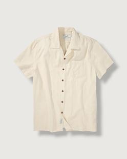 Grayers Men's Havana Camp Collar Shirt DRIFTWOODCREAM