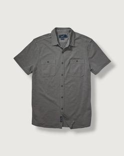 Grayers Men's Flex Everyday Knit Short Sleeve Shirt CASTLEROCK
