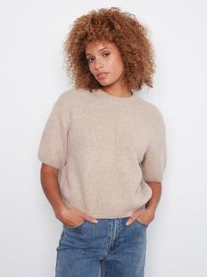 Charlie B Women's Elbow Sleeve Balloon Shape Sweater Alternate View