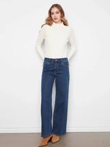 Charlie B Women's Chloe Wide Leg Jeans INDIGO