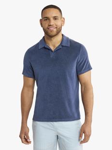 Fair Harbor Men's Ravello Terry Polo NAVY