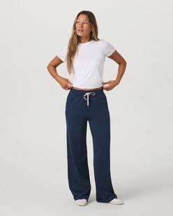 Vuori Women's Halo Essential Wideleg - Short BLUECOASTHEATHER