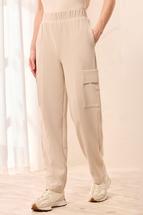 Tribal Women's Pull on Ankle Pant with Cargo Pockets SANDDUNE