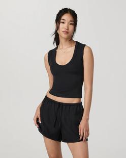 Vuori Women's Everyday Cotton Stretch Tank BLACK