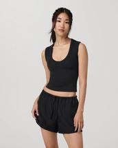 Vuori Women's Everyday Cotton Stretch Tank BLACK