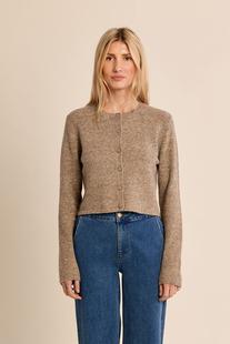 Molly Bracken Women's Cardigan Sweater CAMEL