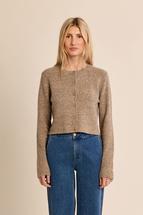 Molly Bracken Women's Cardigan Sweater CAMEL