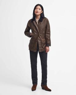 Barbour Women's Beadnell Wax Jacket BARK