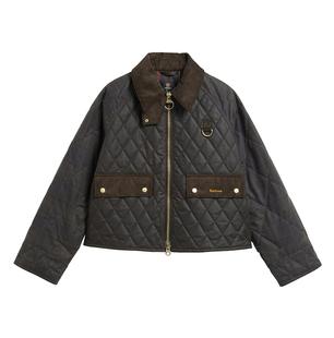 Barbour Women's Tartan Reimagined Icons Tartan Quilted Spey Wax Jacket OLIVE/CLASSIC