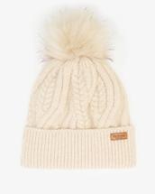 Barbour Women's Elsdon Beanie Hat EGGSHELL