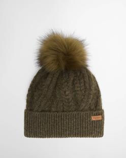 Barbour Women's Elsdon Beanie Hat OLIVE