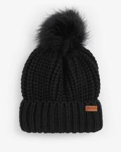 Barbour Women's Saltburn Beanie Hat BLACK