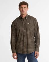 Barbour Men's Alderwood Regular Fit Tattersall Shirt OLIVE