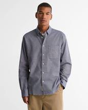 Barbour Men's Nevis Authentic Textured Shirt NAVYMARL