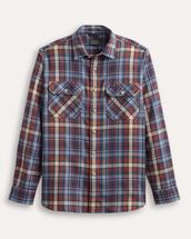 Pendleton Men's Burnside Flannel Shirt BLUE/REDPLAID