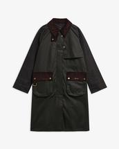Barbour Women's Checked Kirklees Wax Jacket FERN/CLASSIC/SHADOWCLASSIC