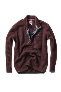 Relwen Wooly Shag Snap-Zip BLACKBERRY