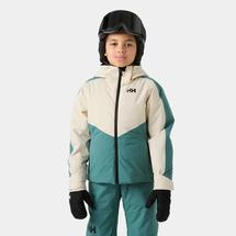 Helly Hansen Junior Girl's Snowbliss Jacket OPALGREEN