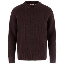 Fjallraven Men's Ovik Waffle Knit Sweater BLACKOAK