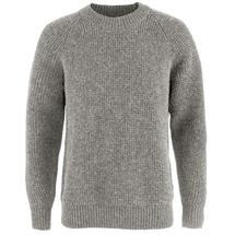Fjallraven Men's Ovik Waffle Knit Sweater GREYMELANGE