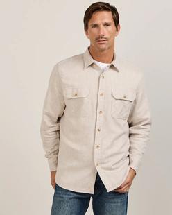 Pendleton Men's Burnside Flannel Shirt ECRUDONEGALHEATHER
