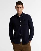Barbour Men's Buckley Tailored Herringbone Shirt NAVY