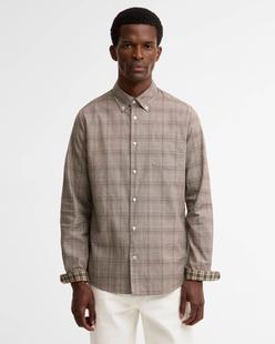 Barbour Franklin Tailored Checked Shirt STONE