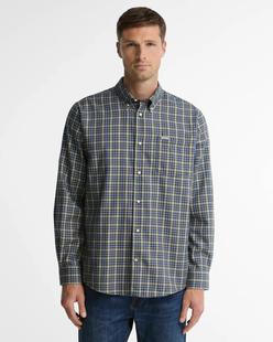 Barbour Men's Dishford Thermo Weave Regular Fit Checked Shirt OLIVE
