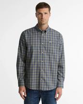 Barbour Men's Dishford Thermo Weave Regular Fit Checked Shirt OLIVE