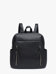 Jen & Co Alora Vegan Backpack BLACK