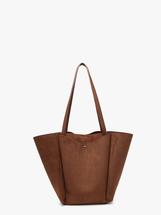 Jen & Co Giselle Faux Suede Tote Bag BROWN