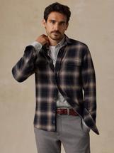 Faherty Men's Legend Sweater Shirt STORMOMBREPLAID