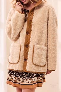 Tribal Women's Long Sleeve Reversible Coat WALNUT