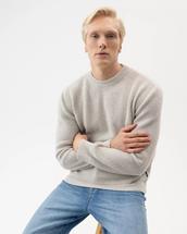 Holebrook Men's Harry Crew LTGREYMELANGE