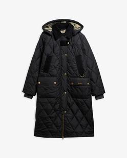 Barbour Women's Rudson Quilted Jacket BLACK/ANCIENT