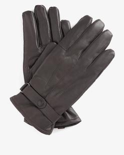Barbour Men's Burnished Leather Thinsulate Gloves Alternate View