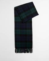 Barbour Men's New Check Tartan Scarf BLACKWATCH